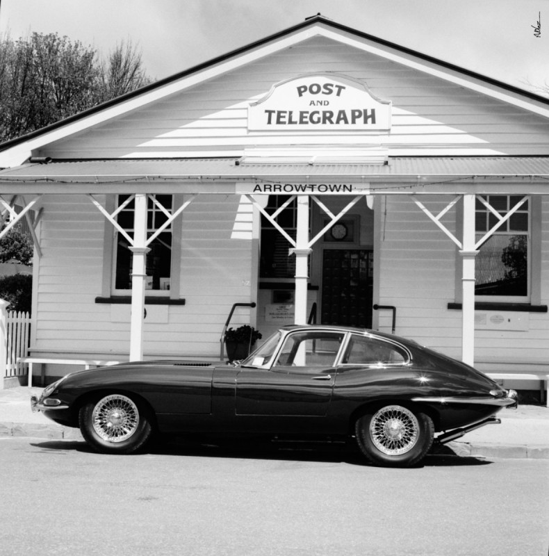 Jaguar E-Type, Arrowtown - New Zealand